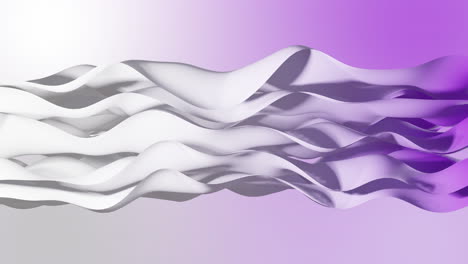 Animation-of-white-to-purple-gradient-layers-waving-over-purple-gradient-background