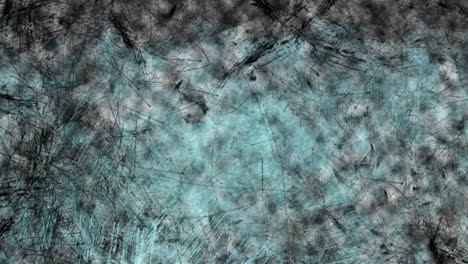 Animation-of-frozen-black-shapes-on-gray-background
