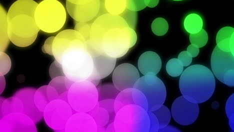 Animation-of-colourful-spots-on-black-background