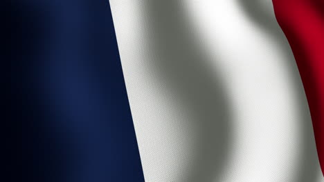 Animación-De-La-Bandera-Ondeante-De-Francia.