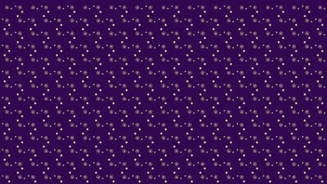 Animation-of-shapes-moving-on-purple-background