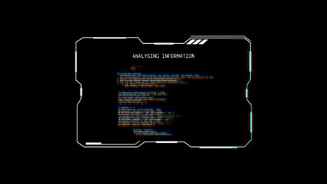 Animation-of-glitching-interface-with-analysing-information-text-processing-on-black