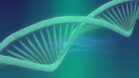 Animation-Der-Wissenschaftlichen-Datenverarbeitung-über-DNA-Strang