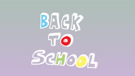 Animation-Des-Textes-„Zurück-Zur-Schule“-Auf-Grauem-Hintergrund