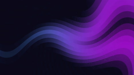 Animation-of-purple-shapes-moving-on-black-background