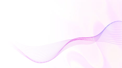 Animation-of-network-of-connections-with-data-transfer-over-pastel-pink-and-white-background