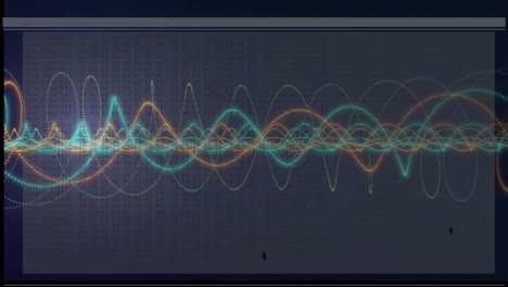 Animación-Del-Procesamiento-De-Datos-Digitales-Sobre-Fondo-Negro