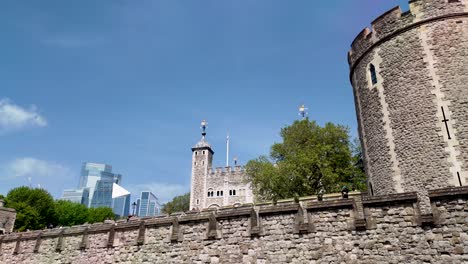 Lanthorn-Tower-At-Tower-Of-London-On-Sunny-Day-With-Blue-Sky