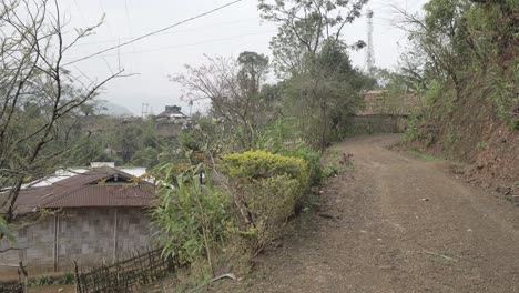 Landscape-or-houses-and-environment-of-people-living-in-Nagaland,-India