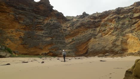 A-1900s-sailor-exploring-cliffs-in-southern-Australia