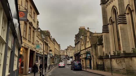 Charming-and-quaint-backstreets-of-Bath---a-beautiful-old-Roman-city-in-the-West-Country-of-England