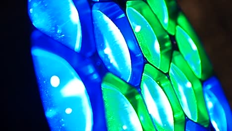 Blaue-Und-Grüne-Discolichter