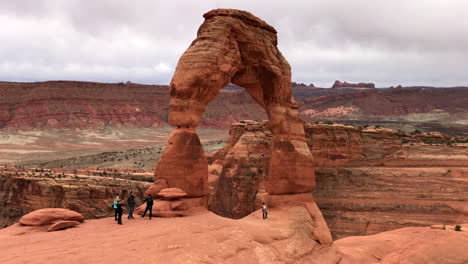 a-panaromic-view-of-arches-park-near-the-delicate-arch