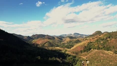 Mountainous-region,-Brazilian-coffee-farming,-State-of-Espírito-Santo