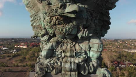 Garuda-Wisnu-Kencana-statue-drone-view-fly-around