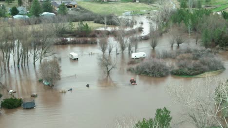Aerial-footage-of-flooded-farmland-in-Washington-state