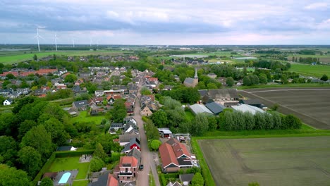 Flug-über-Das-Dorf-Heinenoord-In-Den-Niederlanden