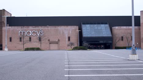 Macy's-department-store-closed-down-due-to-the-Covid-19-corona-virus-outbreak-in-long-island's-smith-haven-mall