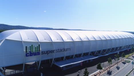 Aerial-view-of-an-empty-CBus-Stadium-Robina-Gold-Coast-QLD-Australia-home-to-the-Gold-Coast-Titans-NRL-Team