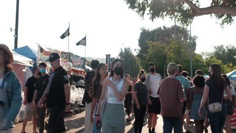 Crowd-of-people-walking-through-food-festival