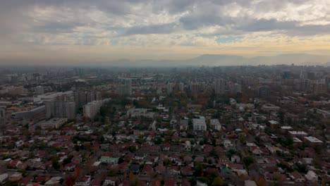 Santiago-De-Chile-Anden-Gebirgsdrohne