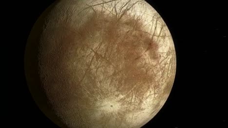 Europa-Umkreist-Jupiter-Im-Weltraum