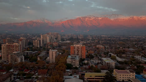 Santiago-De-Chile-Anden-Gebirge-Zeitraffer-Winter