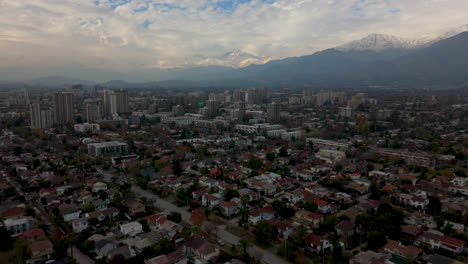 Santiago-De-Chile-Cordillera-De-Los-Andes-Nunoa-Providencia-Winter