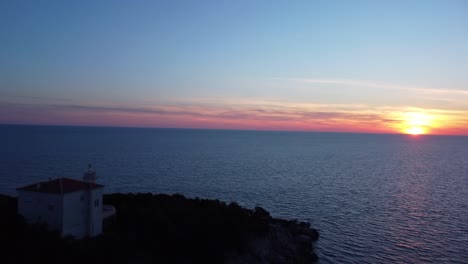 Drone-flying-around-a-lighthouse