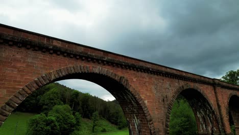 Historic-Himbächel-Viaduct---Architectural-Gem-from-1880-in-Odenwald,-Germany
