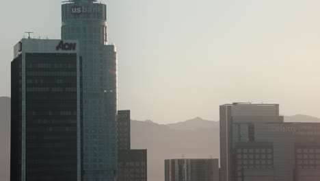 Cityscape-at-sunrise-in-downtown-Los-Angeles