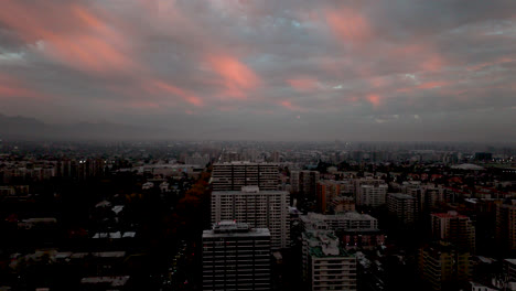 Winter-Santiago-de-Chile-Clouds-at-dusk