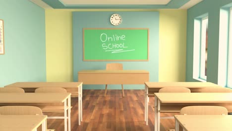 Online-School-Empty-Classroom-No-students-in-class-4K-UHD