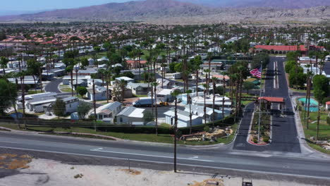 Safe-residential-neighbourhood-blocks-of-Indio-Coachella-Califronia-aerial