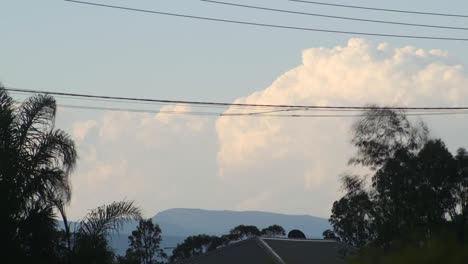 Timelapse-Huge-Rolling-Clouds-Over-Mount-Wellington-Victorian-Alps-Australia-Victoria-Gippsland-Maffra-Daytime