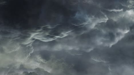 Thunderstorm-and-wall-cloud-passing-overhead-at-dark-clouds