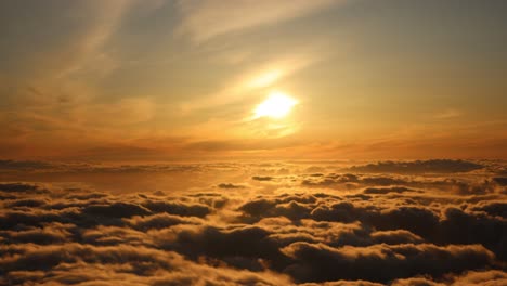 Stunning-Cloudscape-From-Haleakala,-Maui,-Hawaii