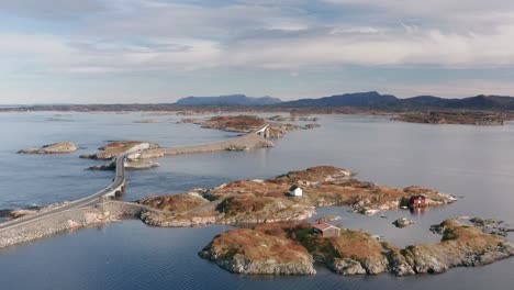 Aerial-view-of-the-famous-Atlantic-Road-in-More-og-Romsdal,-Norway